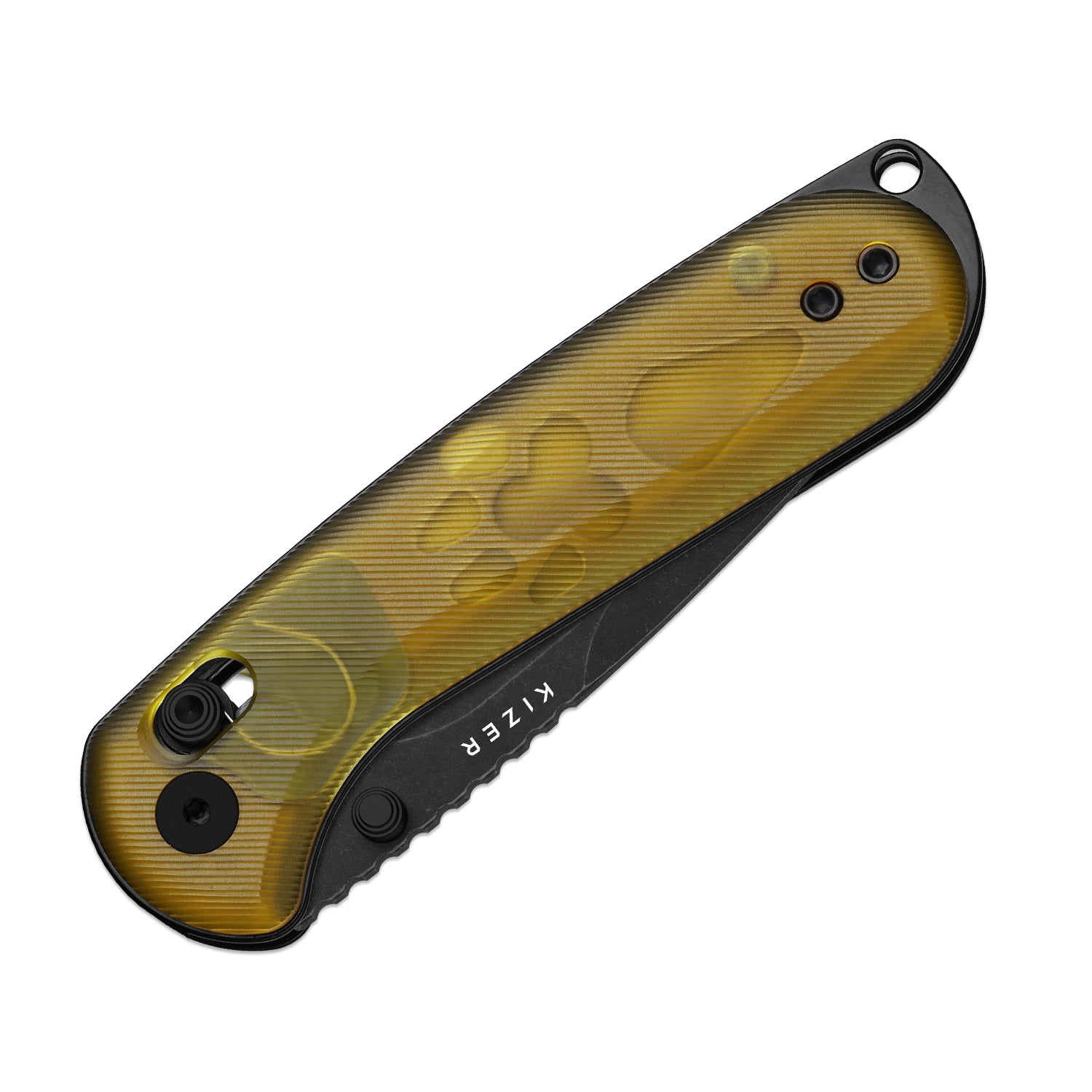 Buddy II | Kizer Clutch Lock™ | PEI | AEB-L PVD Coating & Stonewashed | KizerV™ 3790A1
