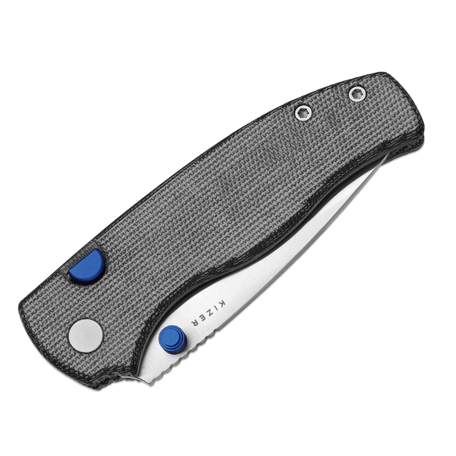 Glaux | Kizer Button Liner Lock™ | Norplex Ultrex™ Micarta | Satin | KizerV™ 3801A1