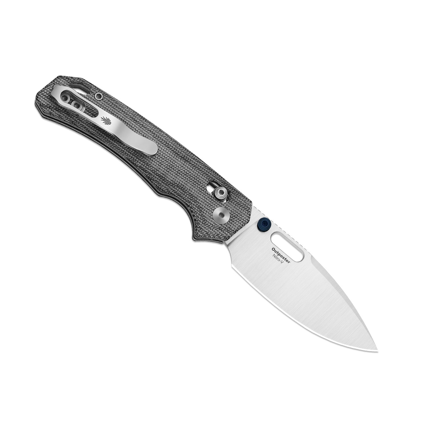 Outposter |  Kizer Clutch Lock™ | Norplex UltreX™ Micarta | Nitro-V + Satin | KizerV™ 3802CDA1