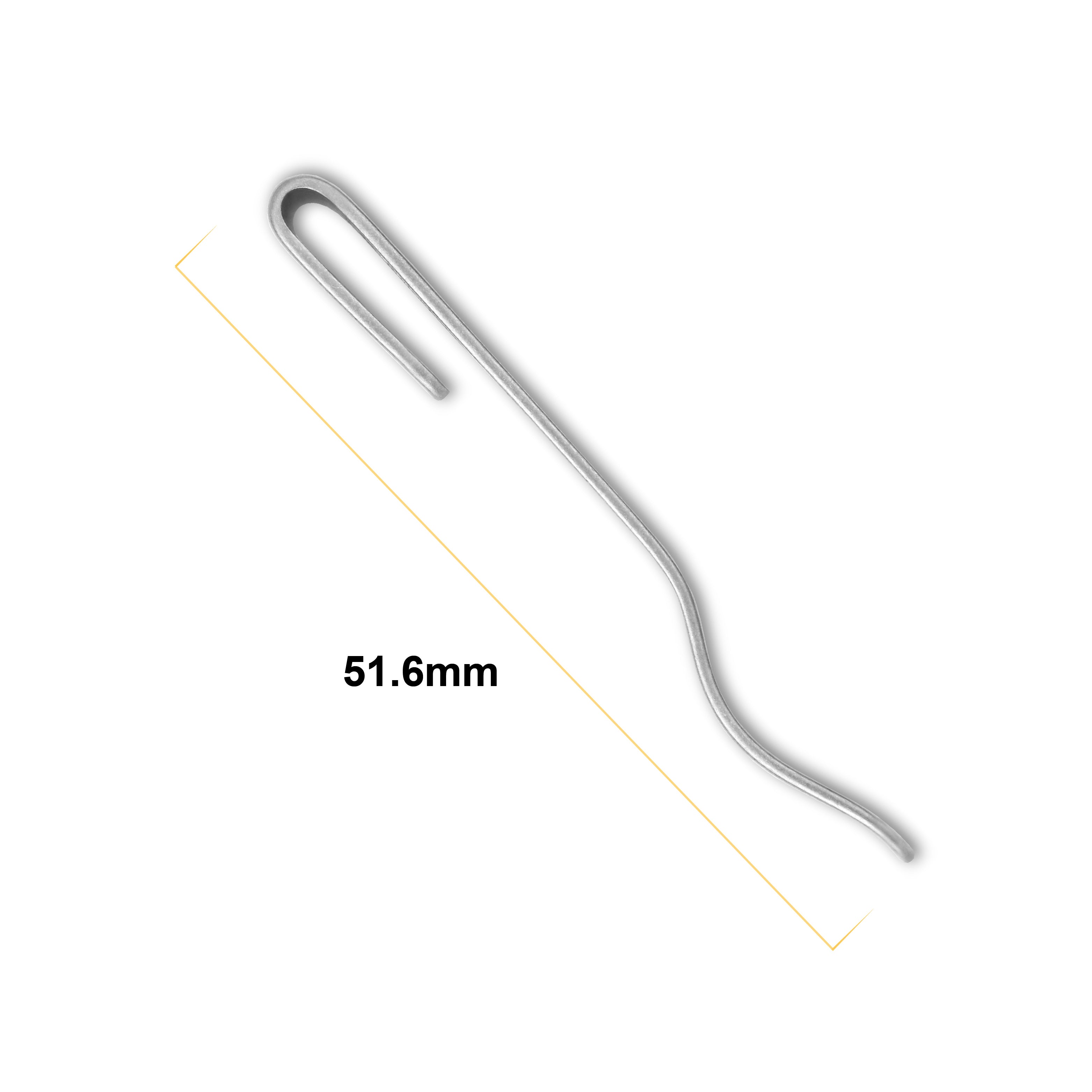 Kizer Deep Carry Pocket Clip Plain Color with Screws for EDC Knife VS101