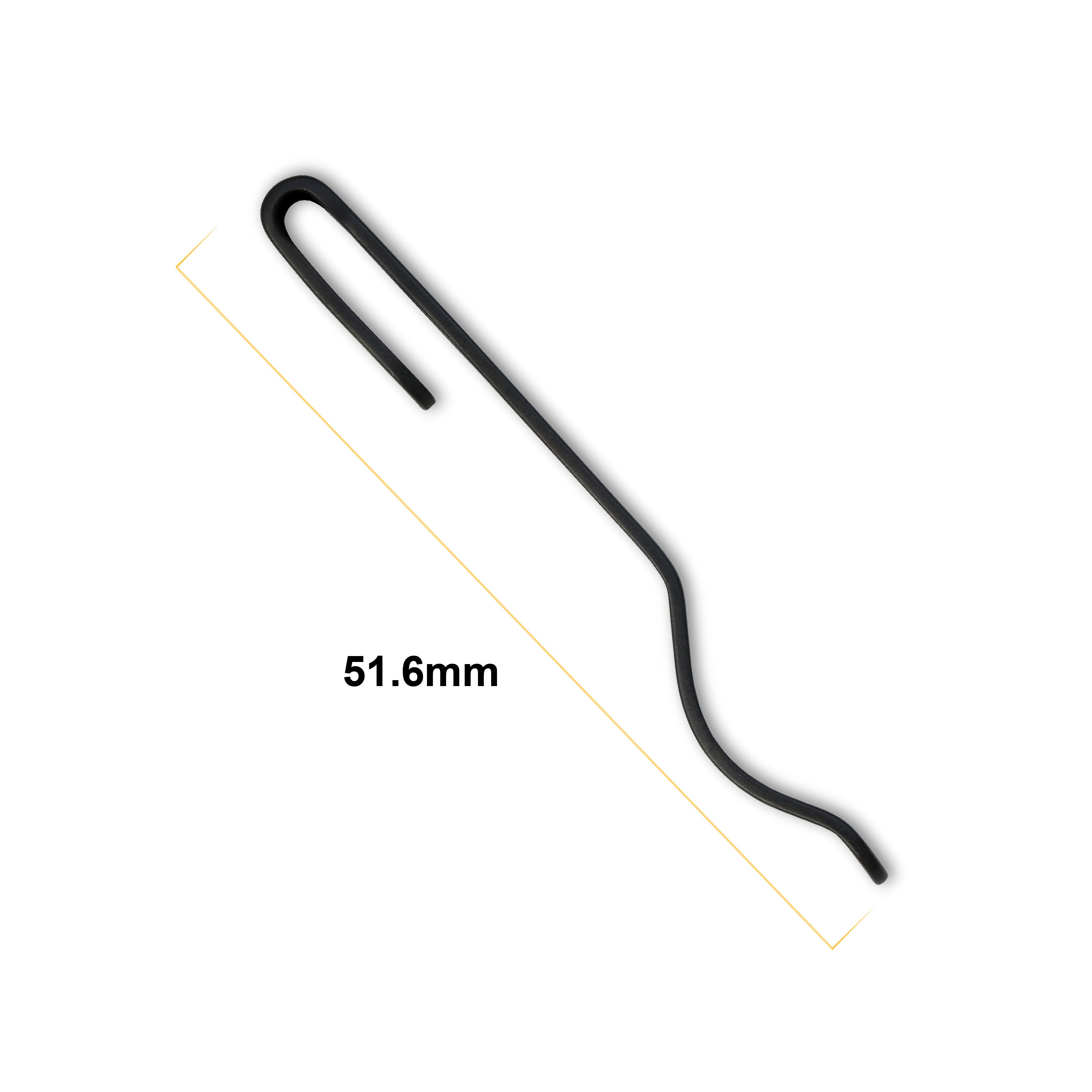 Kizer Deep Carry Pocket Clip Black Color with Screws for EDC Knife VS201