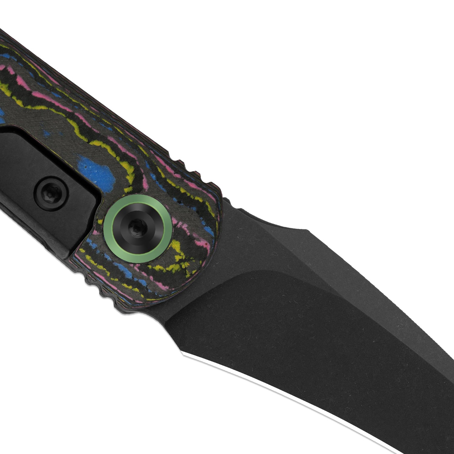 Feist 3 | CPM S90V + Matte DLC Ultra | Hawkbill | Titanium (Matte DLC Ultra) & CamoCarbon Ultimate Warrior | KizerX™ 3499.3A3