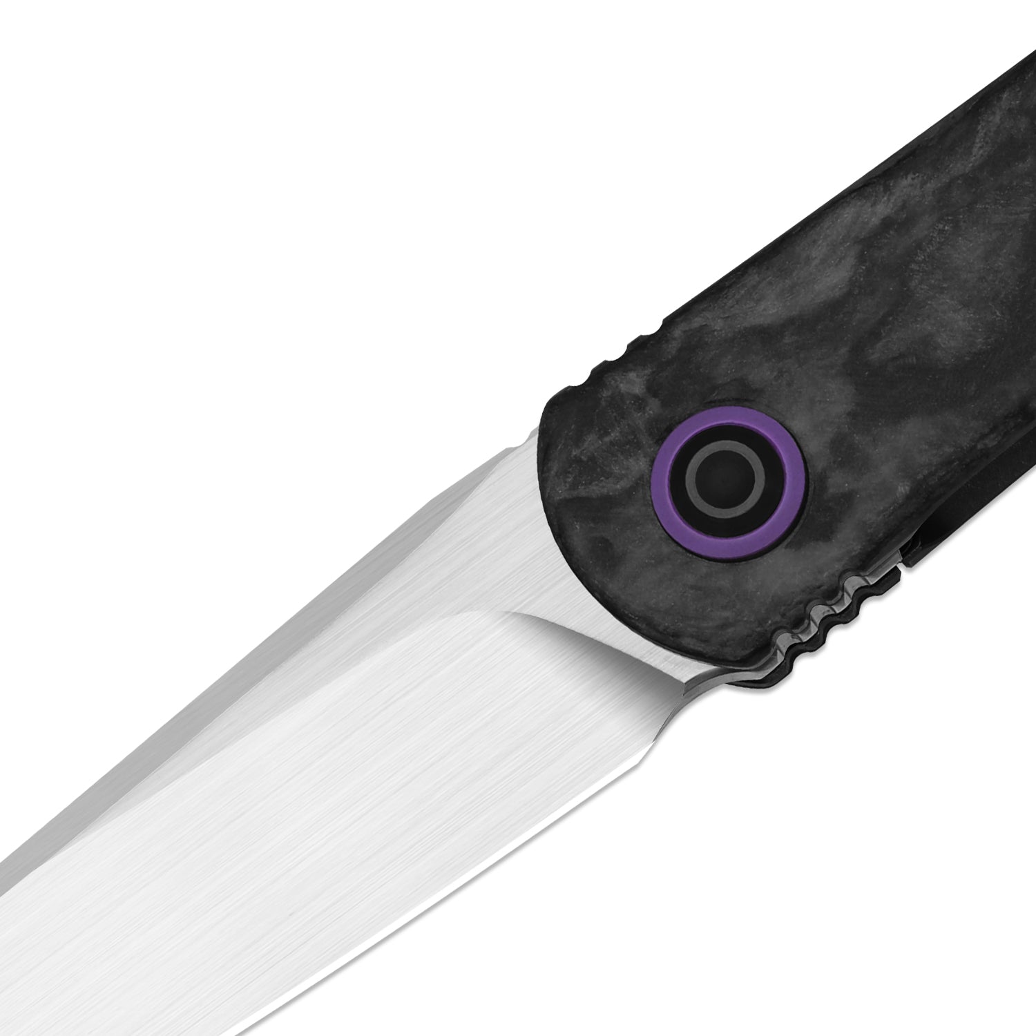 Feist 3 | CPM S90V + Hand-brushed | Titanium & KizerNova™ Lava | Reverse Tanto | KizerX™ 3499.3A5