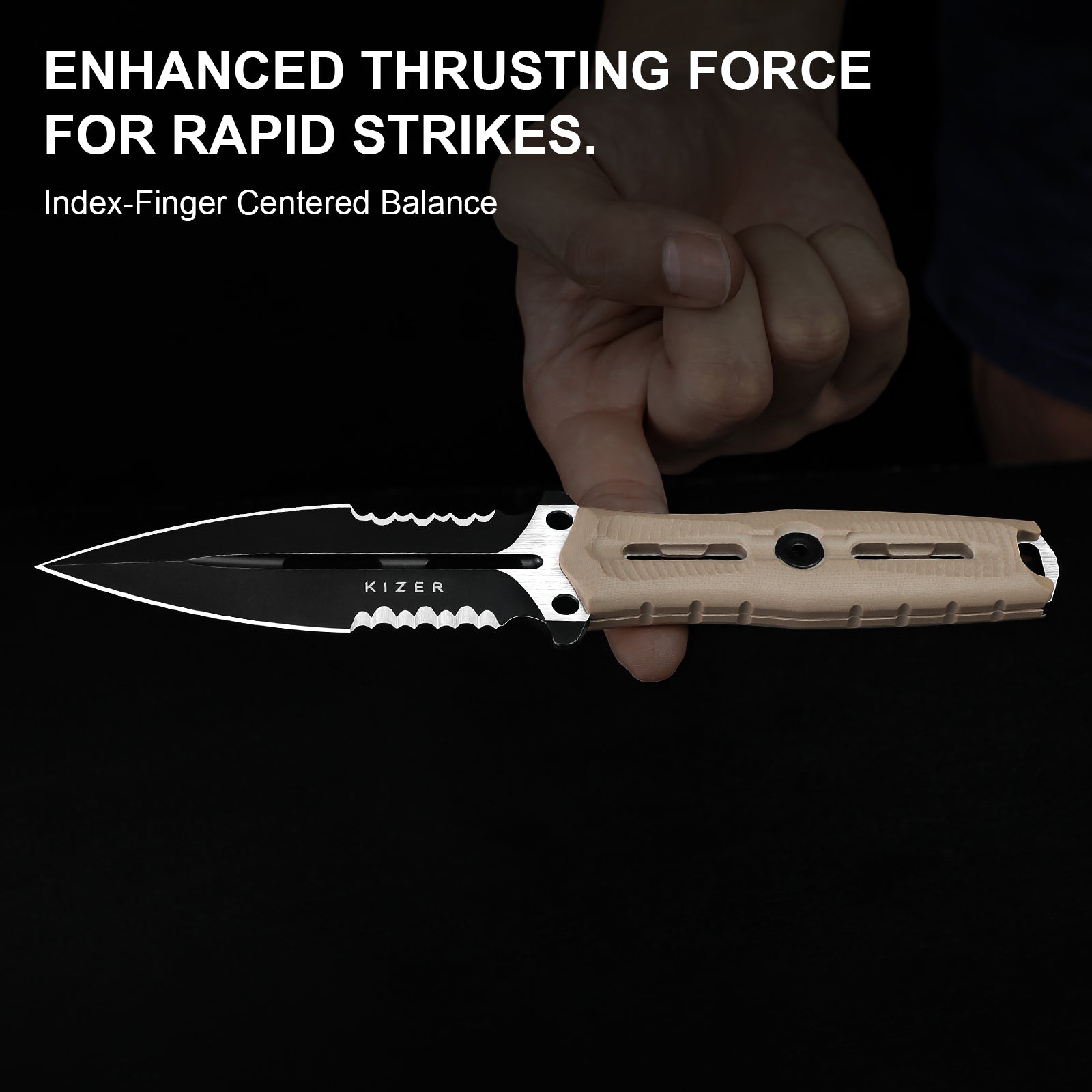 Norcross | Nitro-V | G10 | Double Edged | KizerV™ FB01A3