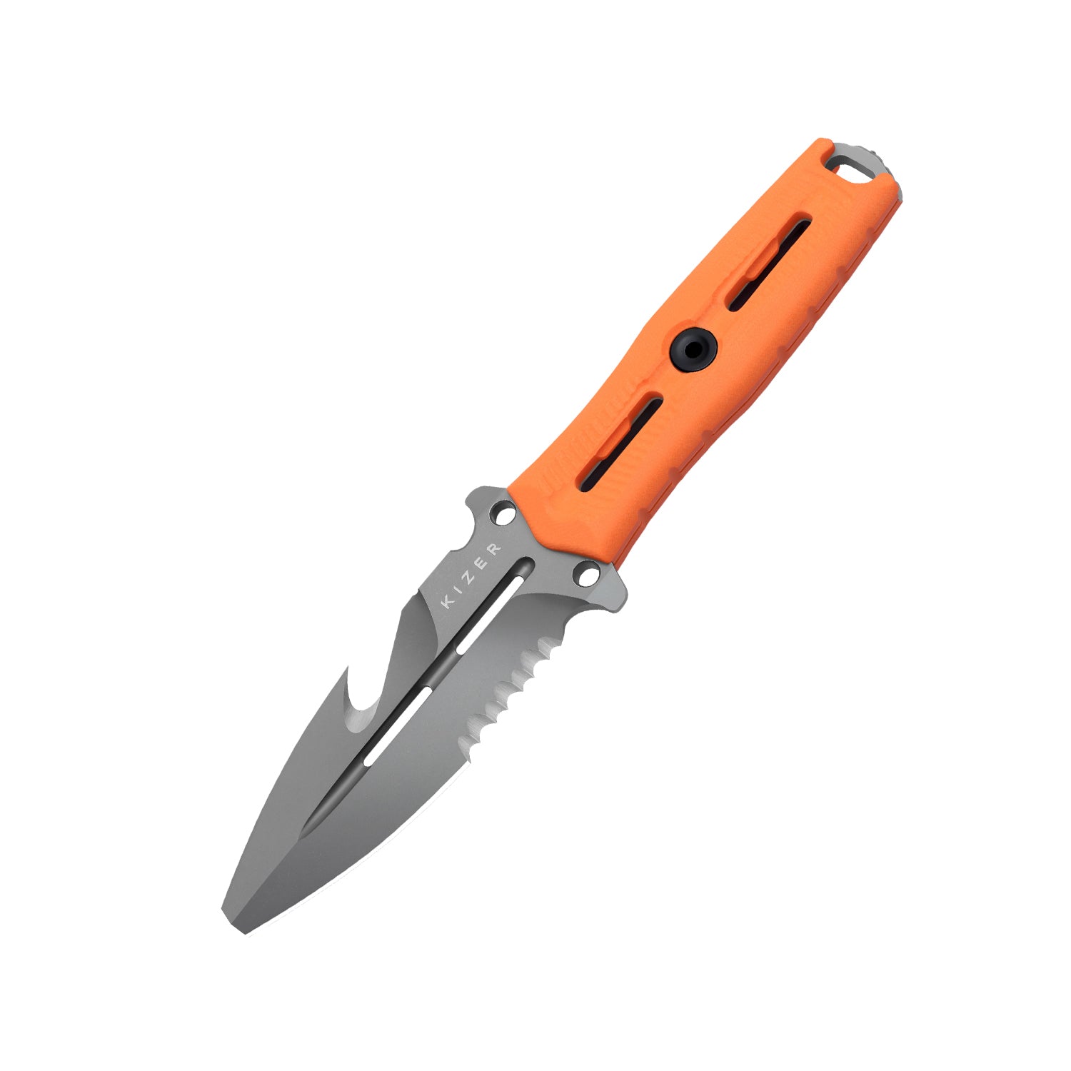Norcross | Nitro-V | Orange G10 | Exclusive - Double Edged | KizerV™ FB01A7