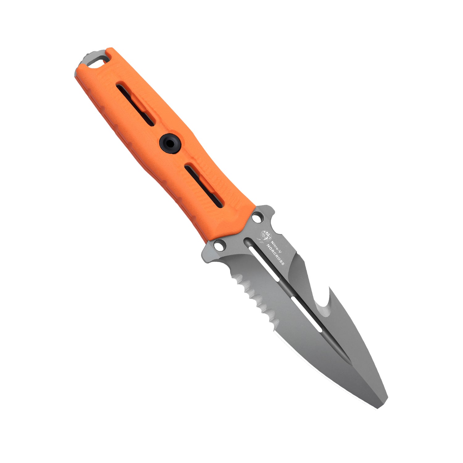 Norcross | Nitro-V | Orange G10 | Exclusive - Double Edged | KizerV™ FB01A7