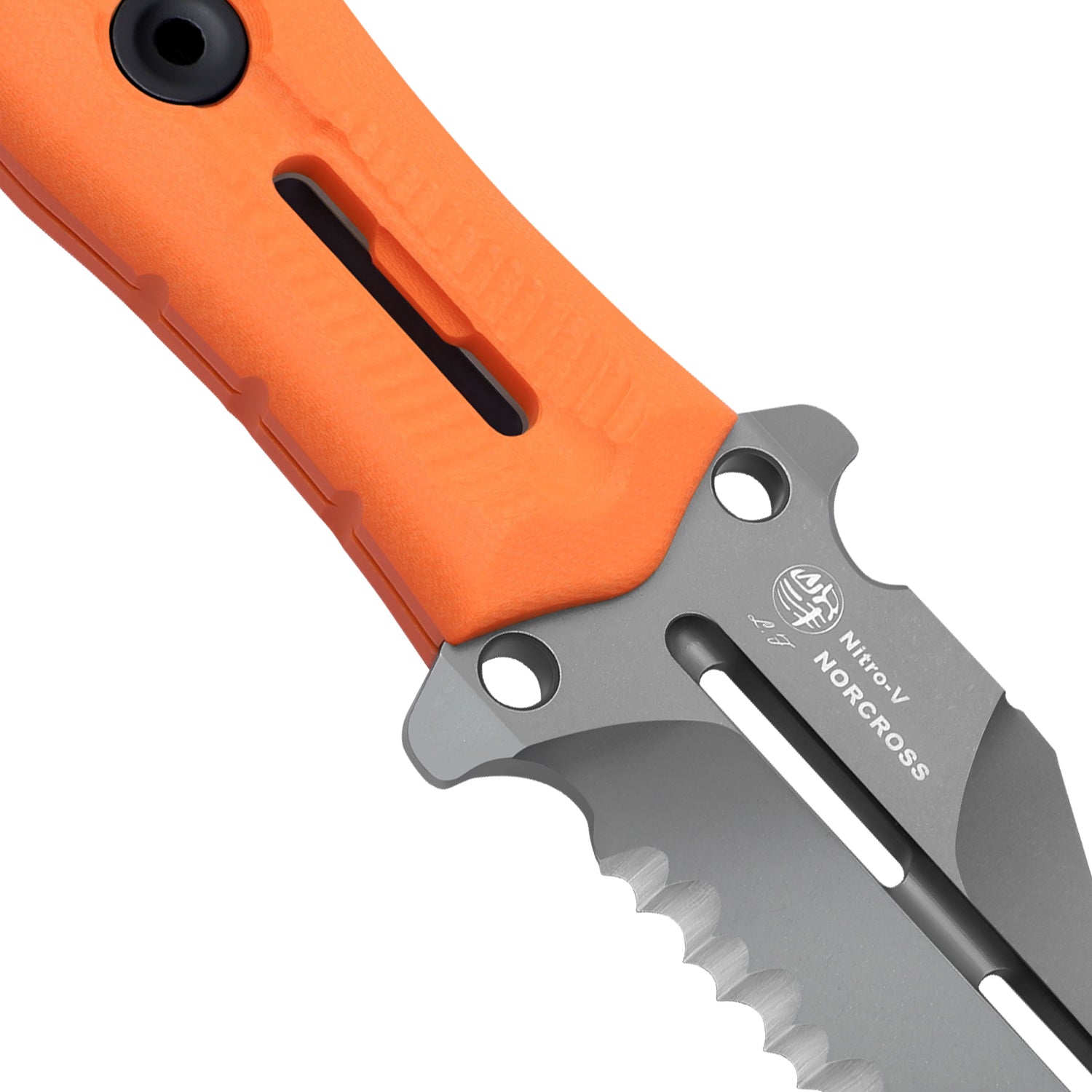 Norcross | Nitro-V | Orange G10 | Exclusive - Double Edged | KizerV™ FB01A7