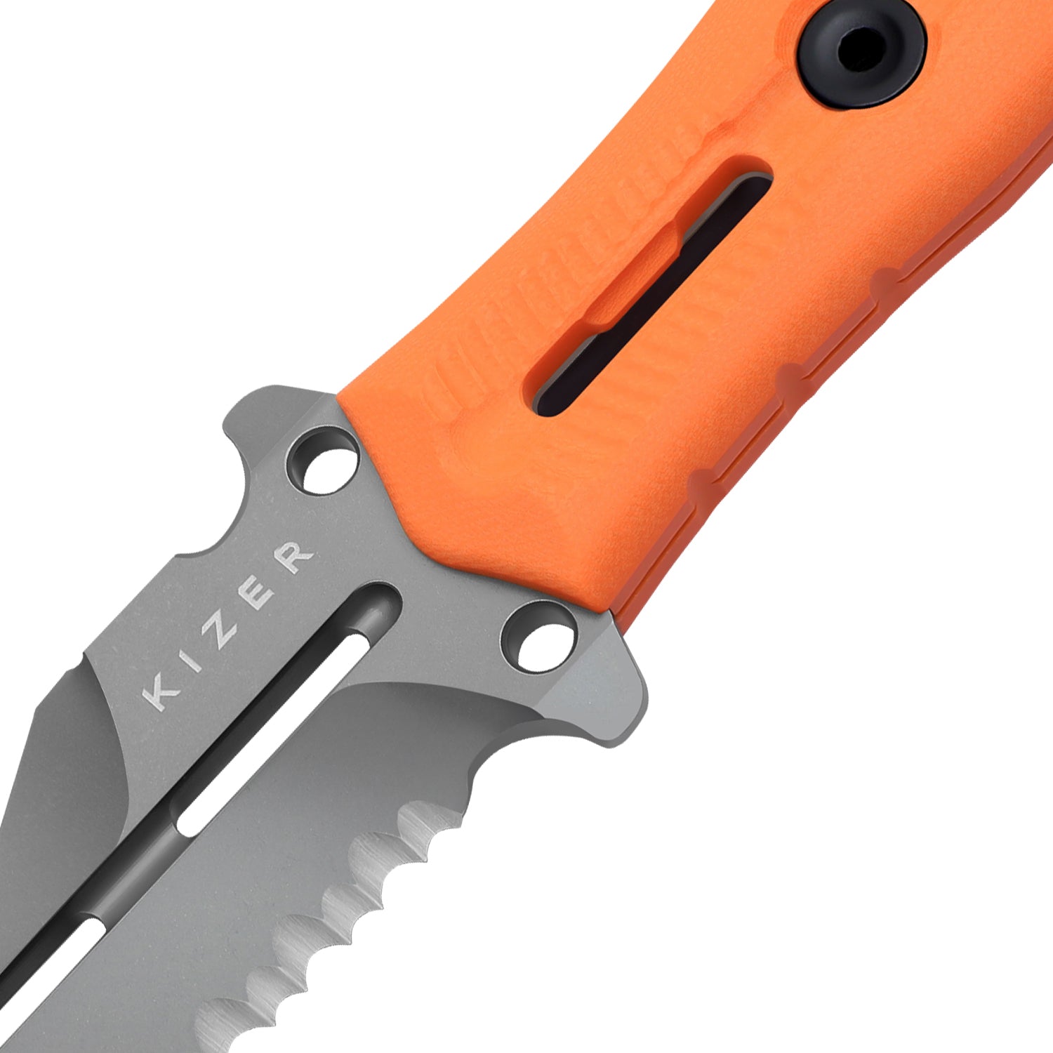Norcross | Nitro-V | Orange G10 | Exclusive - Double Edged | KizerV™ FB01A7