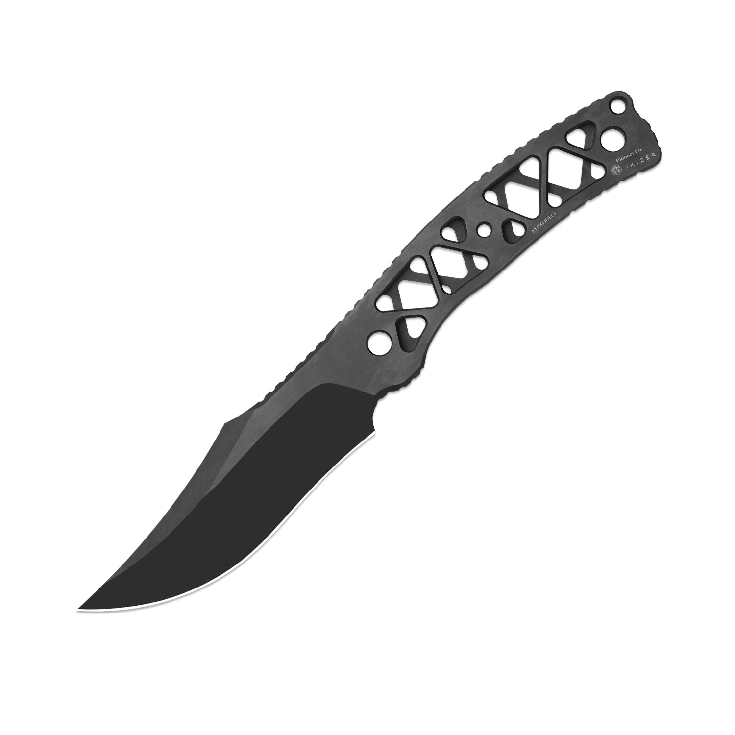 Pioneer Fix | M390 | Flat Brushed & Matte DLC Ultra | Carbon Fiber & G10 | KizerX® FB03A1