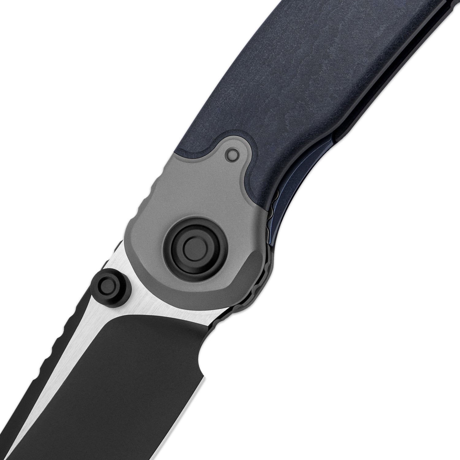 PIONEER | S35VN | Blue Canyon & Titanium | KizerB™ FK03A5