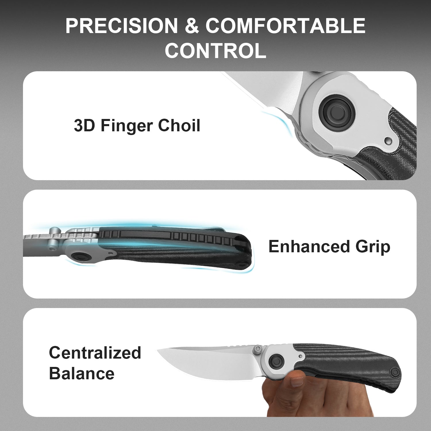 PIONEER | Nitro-V | Aluminum & Micarta | KizerV™ FK03A6