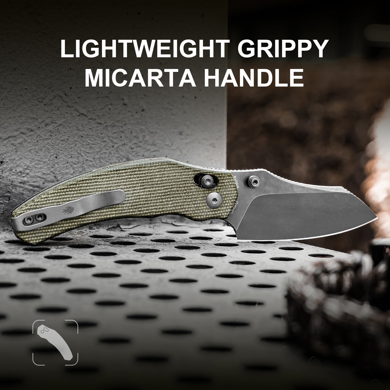 Bulldog | Nitro-V | Micarta | KizerV™ 3672A3