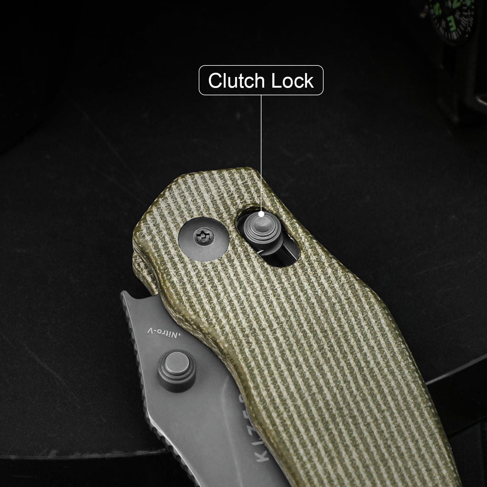 Bulldog | Nitro-V | Micarta | KizerV™ 3672A3
