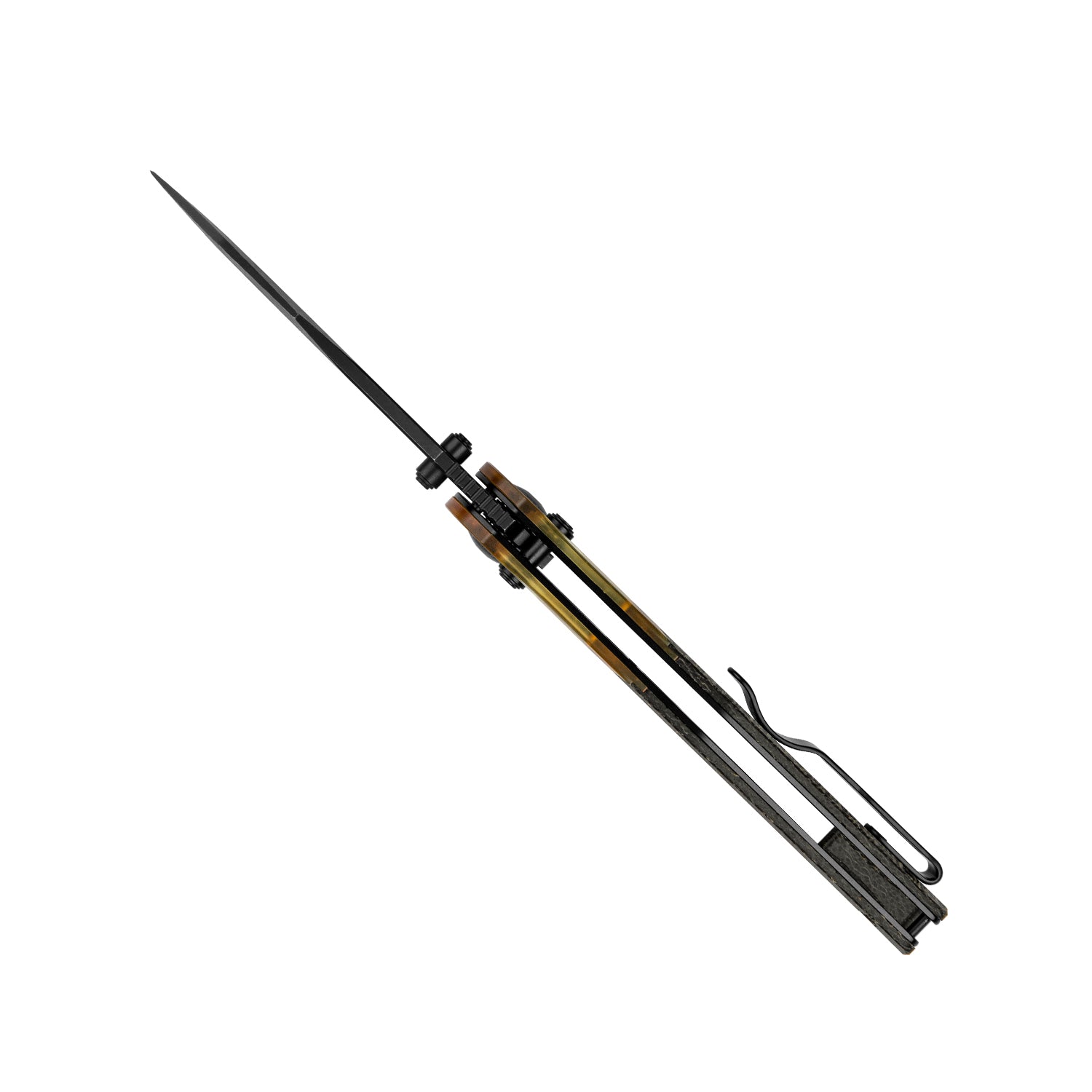 Mini Mystic | 154CM | Burlap Micarta+PEI | KizerV™ 3636C1