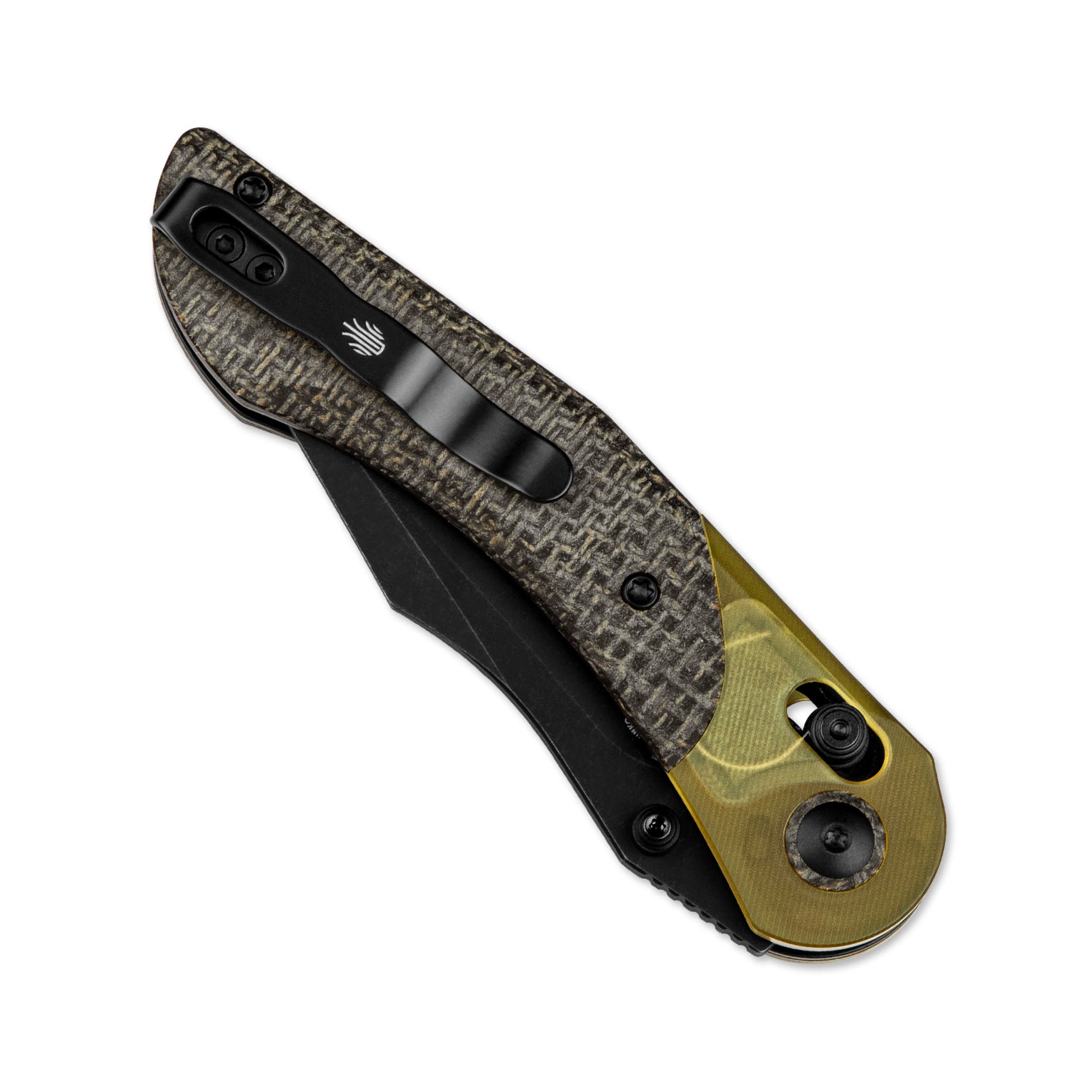 Mini Mystic | 154CM | Burlap Micarta+PEI | KizerV™ 3636C1