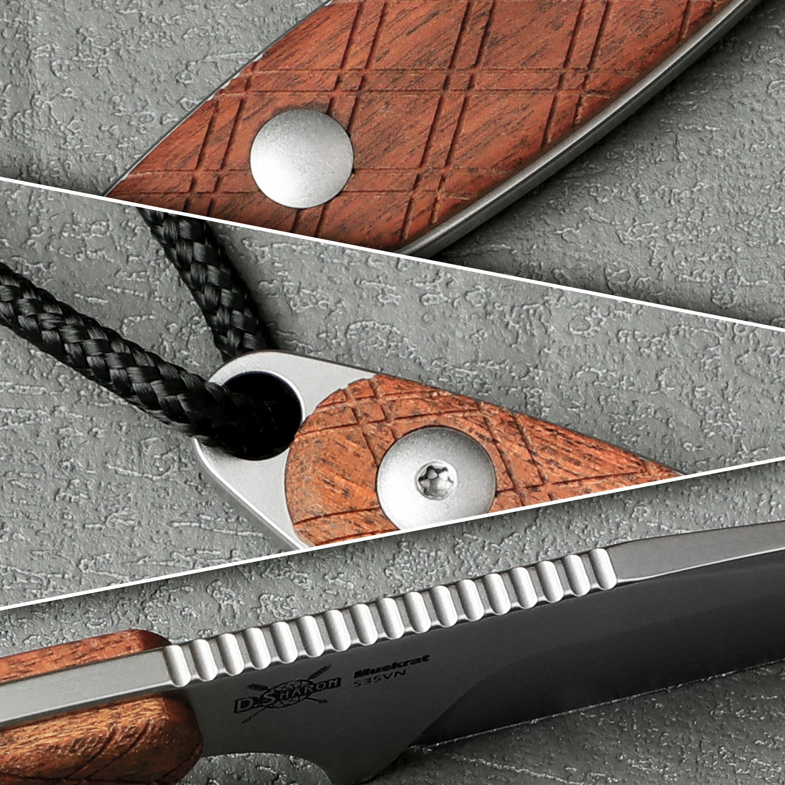 Muskrat | S35VN | Mkuruti | KizerB™ 1064A2