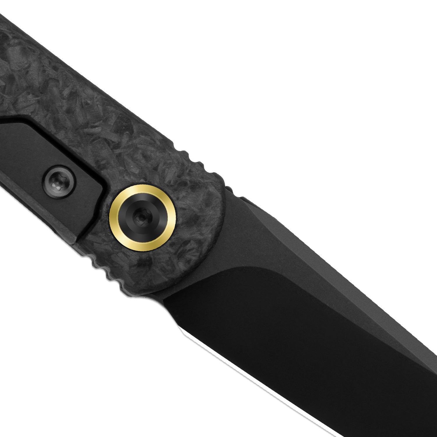 Feist 3 | CPM S90V + Matte DLC Ultra | Reverse Tanto | Titanium (Matte DLC Ultra) & Carbon Fiber | KizerX™ 3499.3A1