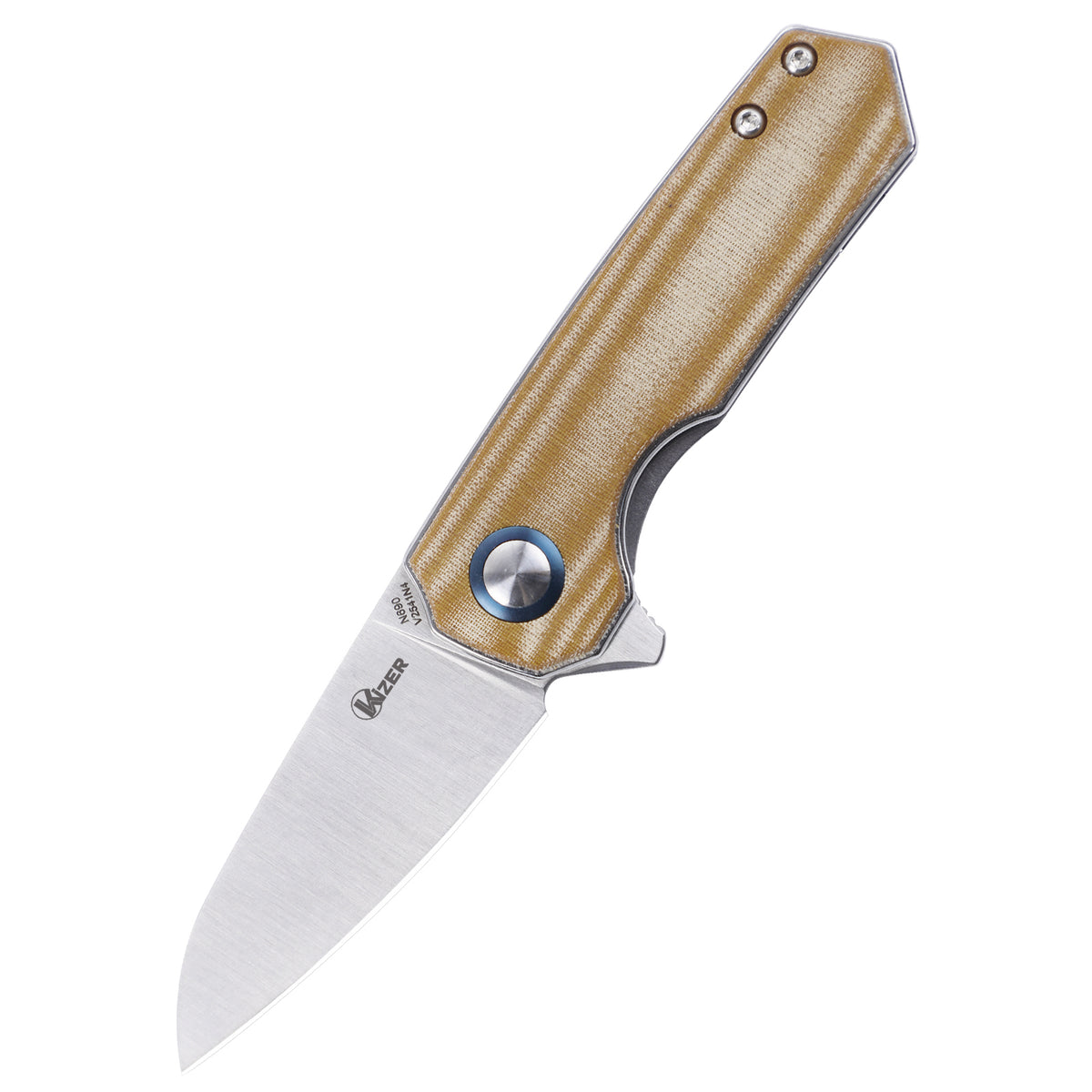 Kizer Lieb Micarta Brown V2541N4 (2.3" Stain)