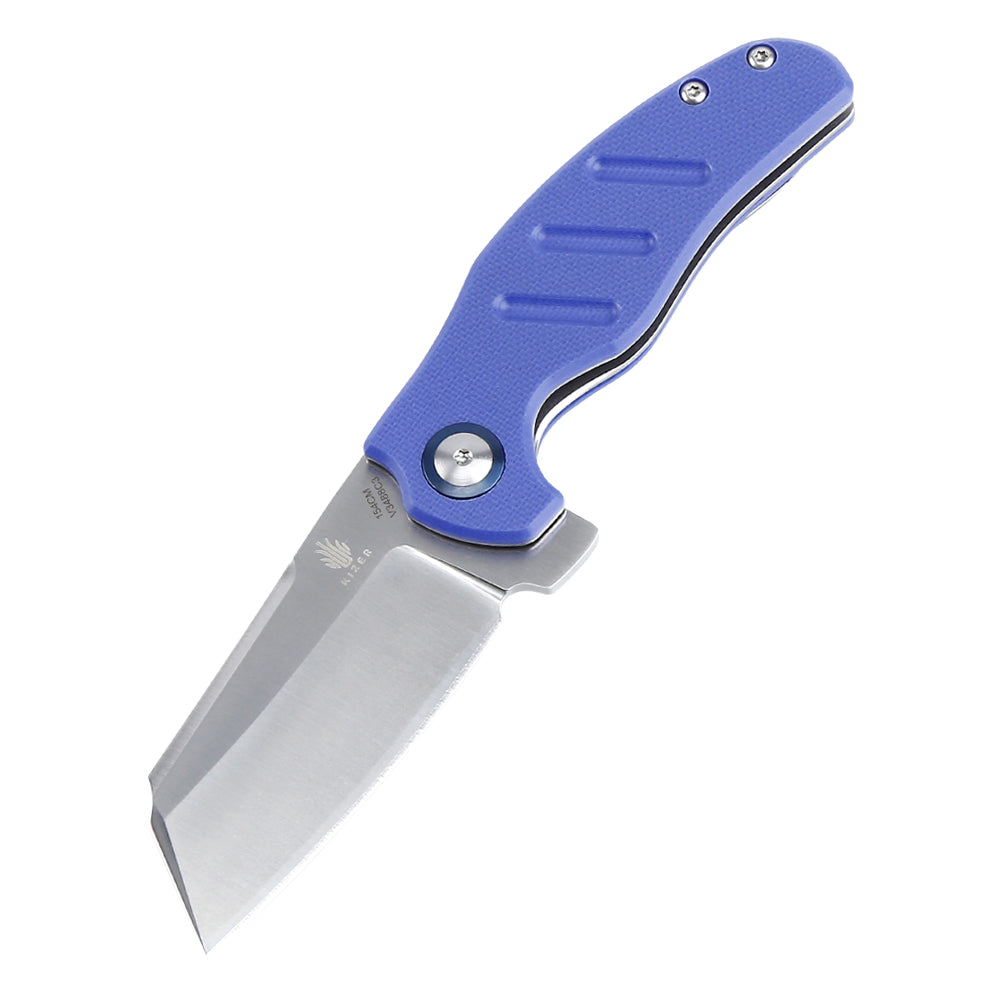 Kizer Mini Sheepdog C01c  G-10 Blue V3488C3 (2.63" Satin)