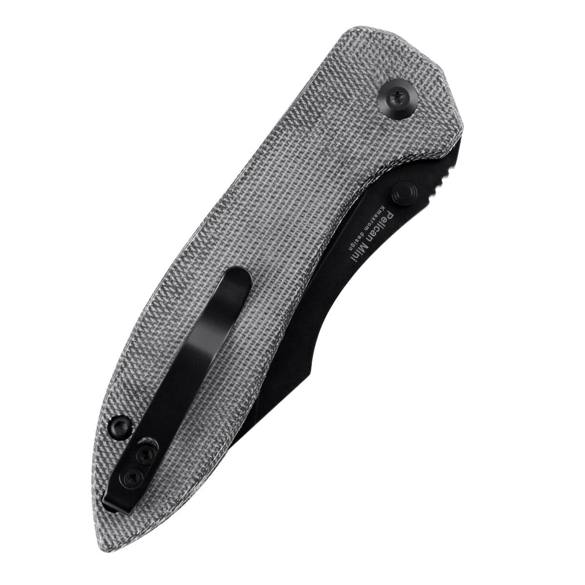 Kizer Pelican mini Micarta Black V4548N1 (3.34" Black stonewash)