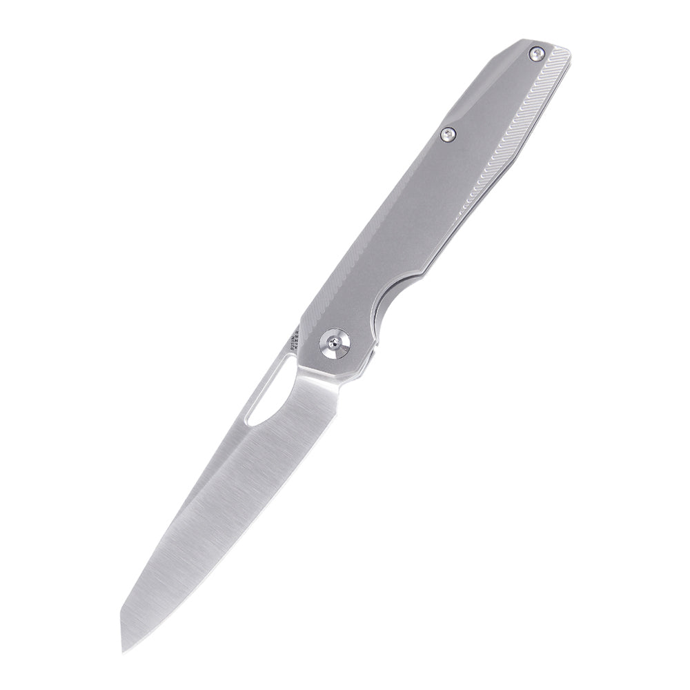 Kizer Genie Titanium Gray Ki4545A1 (3.4" Stonewash)