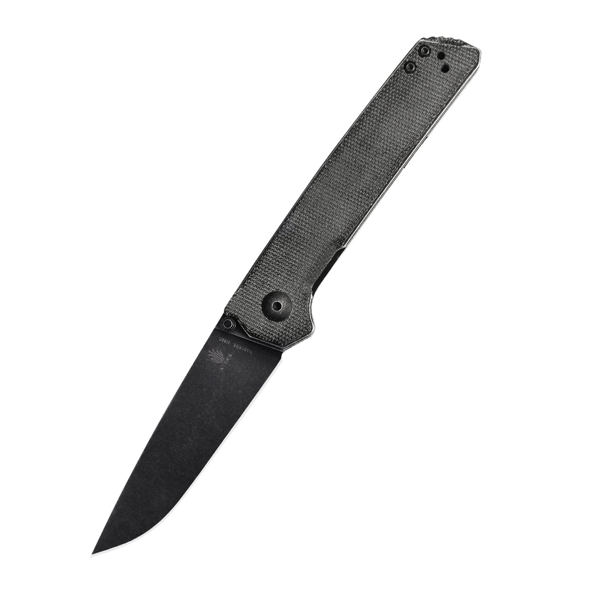Kizer Domin Micarta Black V4516N5 (3.46" Black stonewash)