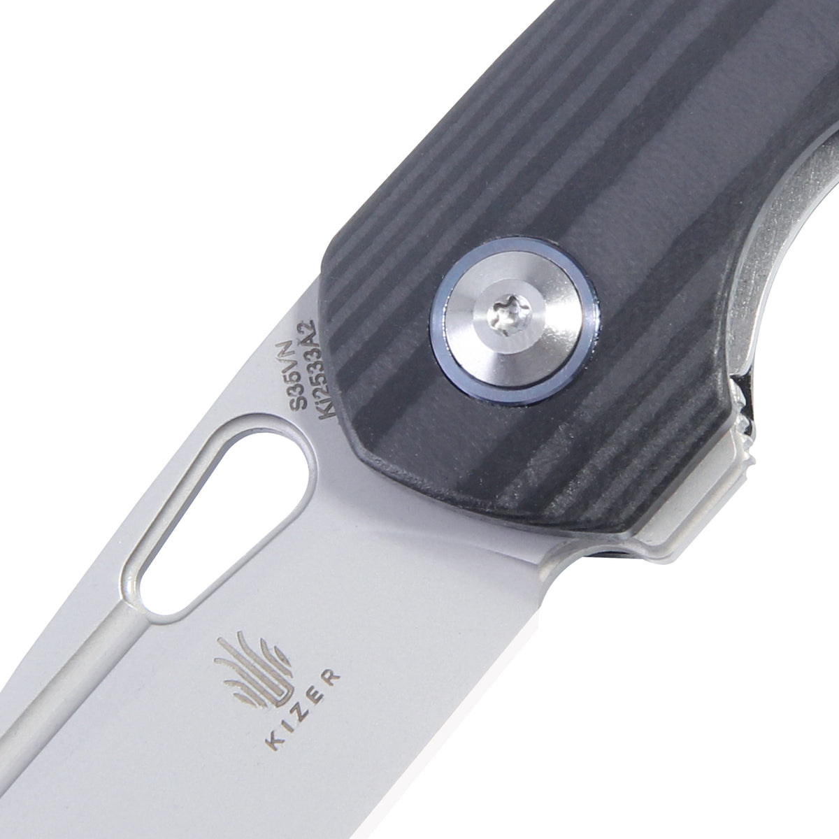 Kizer Microlith Carbon Fiber Black Ki2533A2 (2.4" Bead Blast)