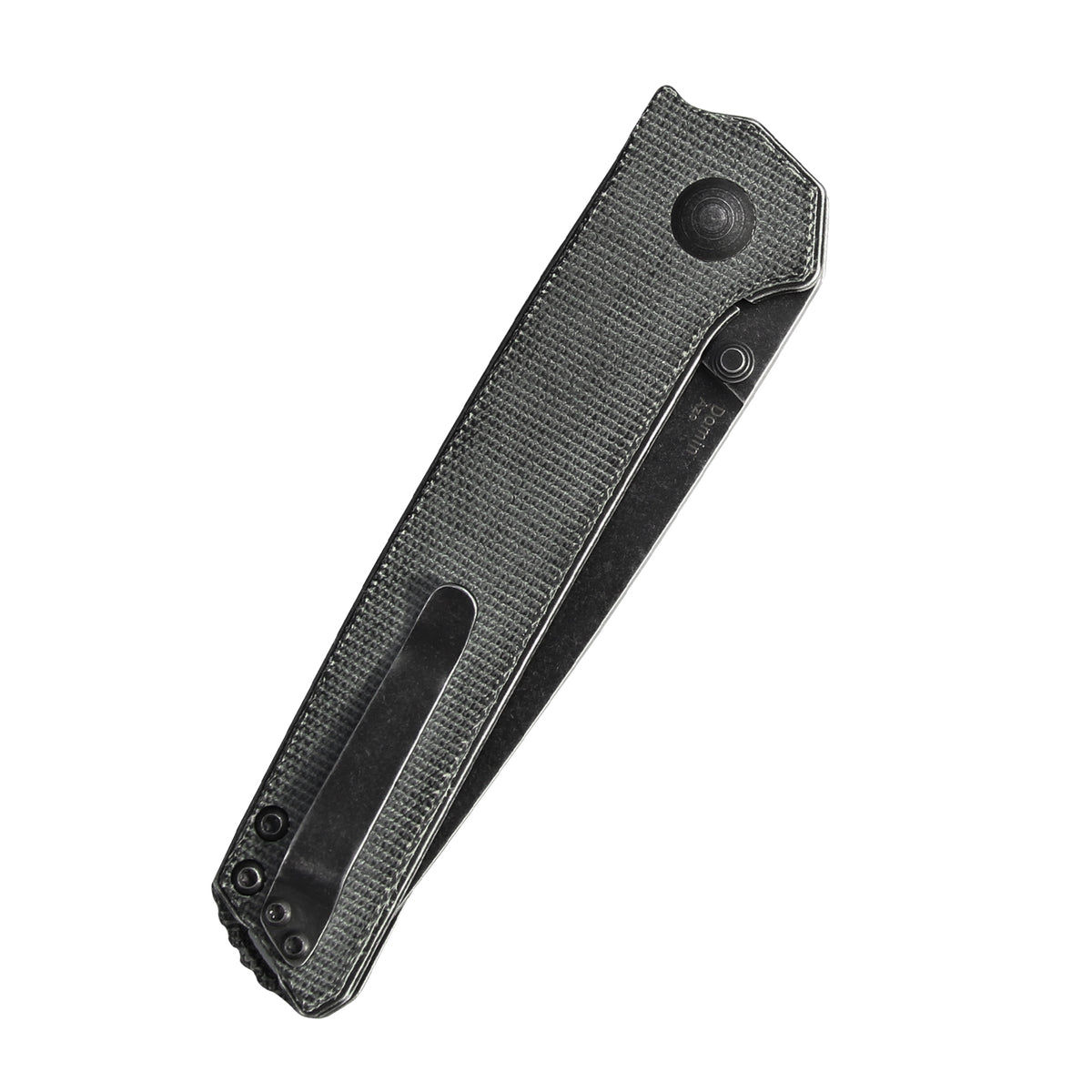 Kizer Domin Micarta Black V4516N5 (3.46" Black stonewash)