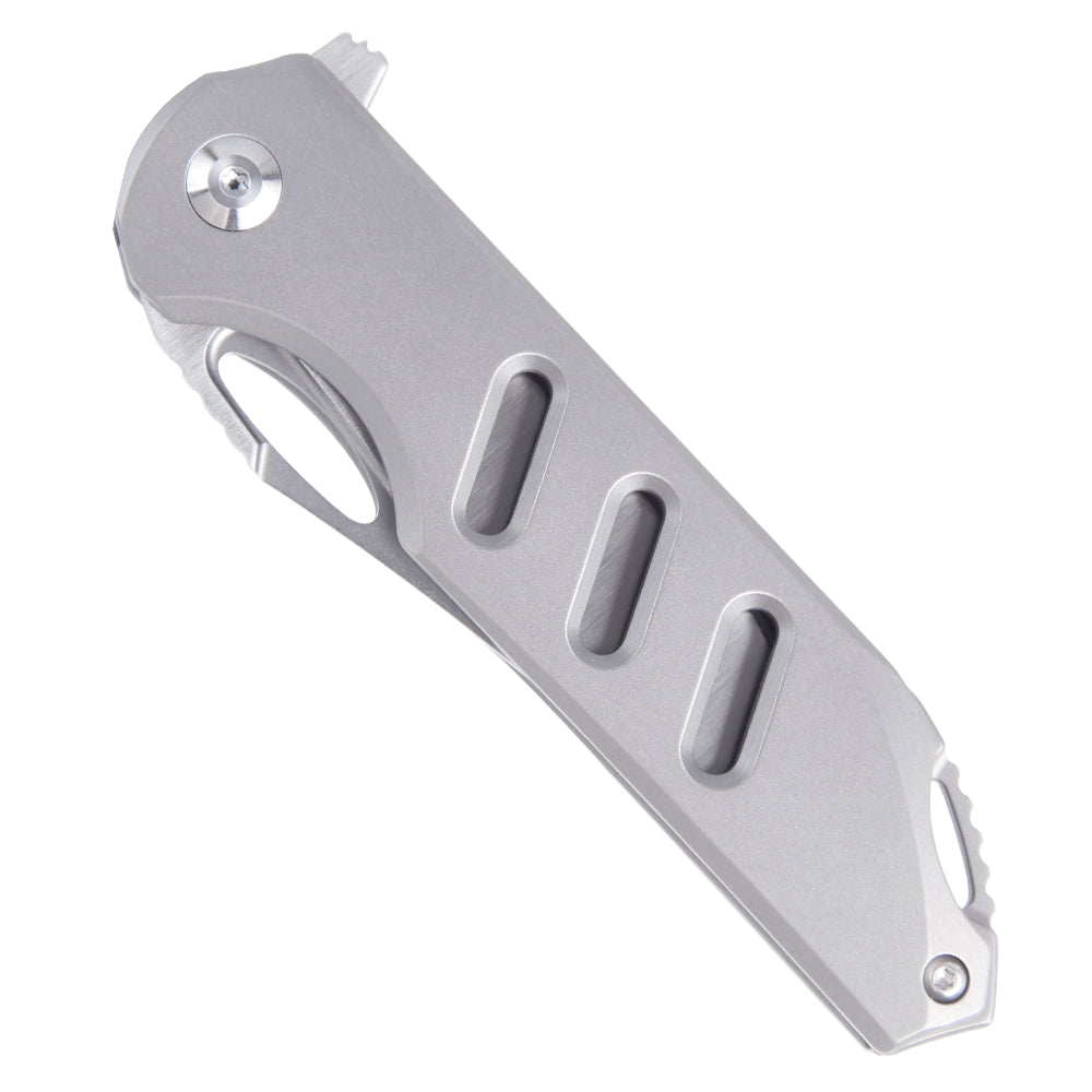 Kizer Assassin Titanium Gray Ki3549A1 (3.15" Satin)