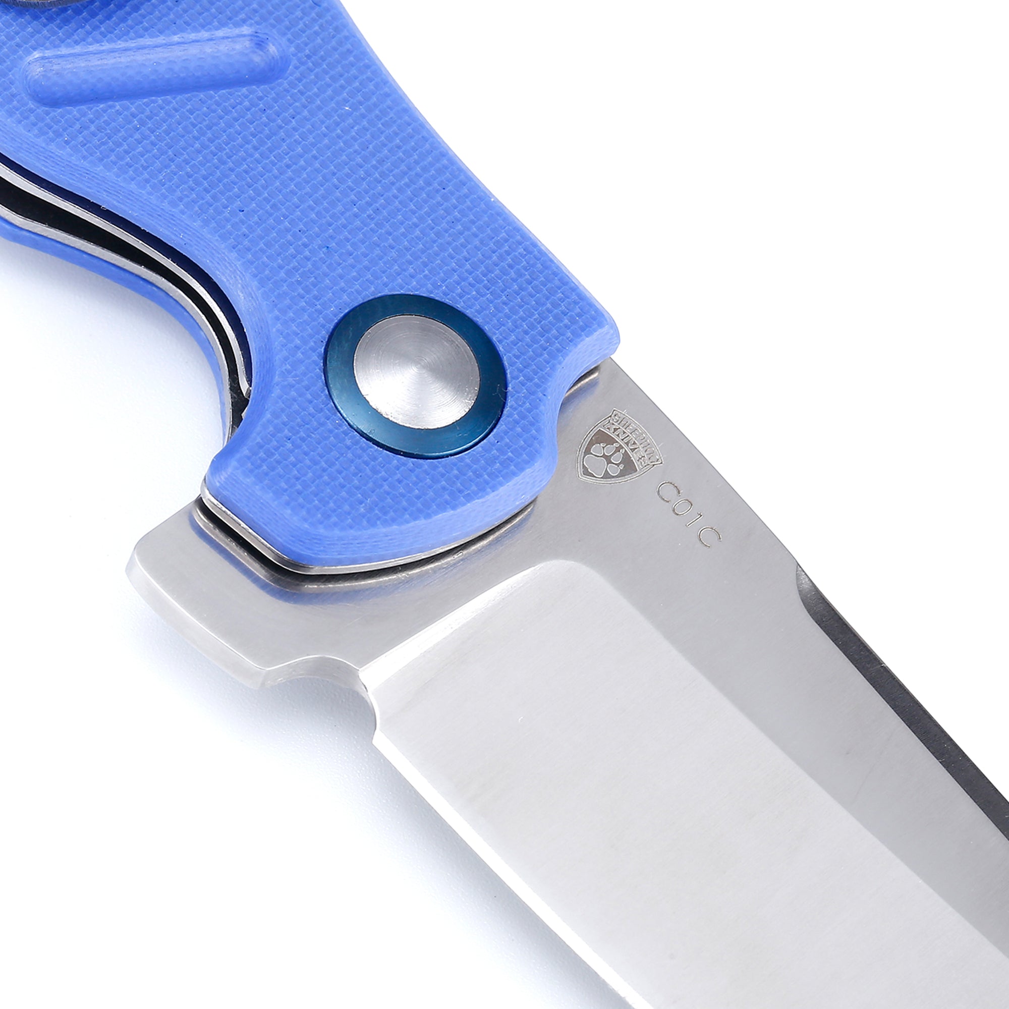 Kizer Mini Sheepdog C01c  G-10 Blue V3488C3 (2.63" Satin)