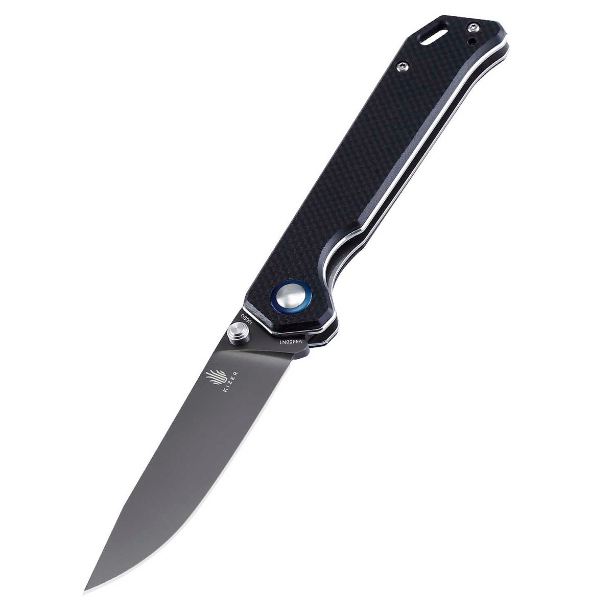 Kizer Begleiter G10 Black V4458N1 (3.56" Grey Ti-Coated)