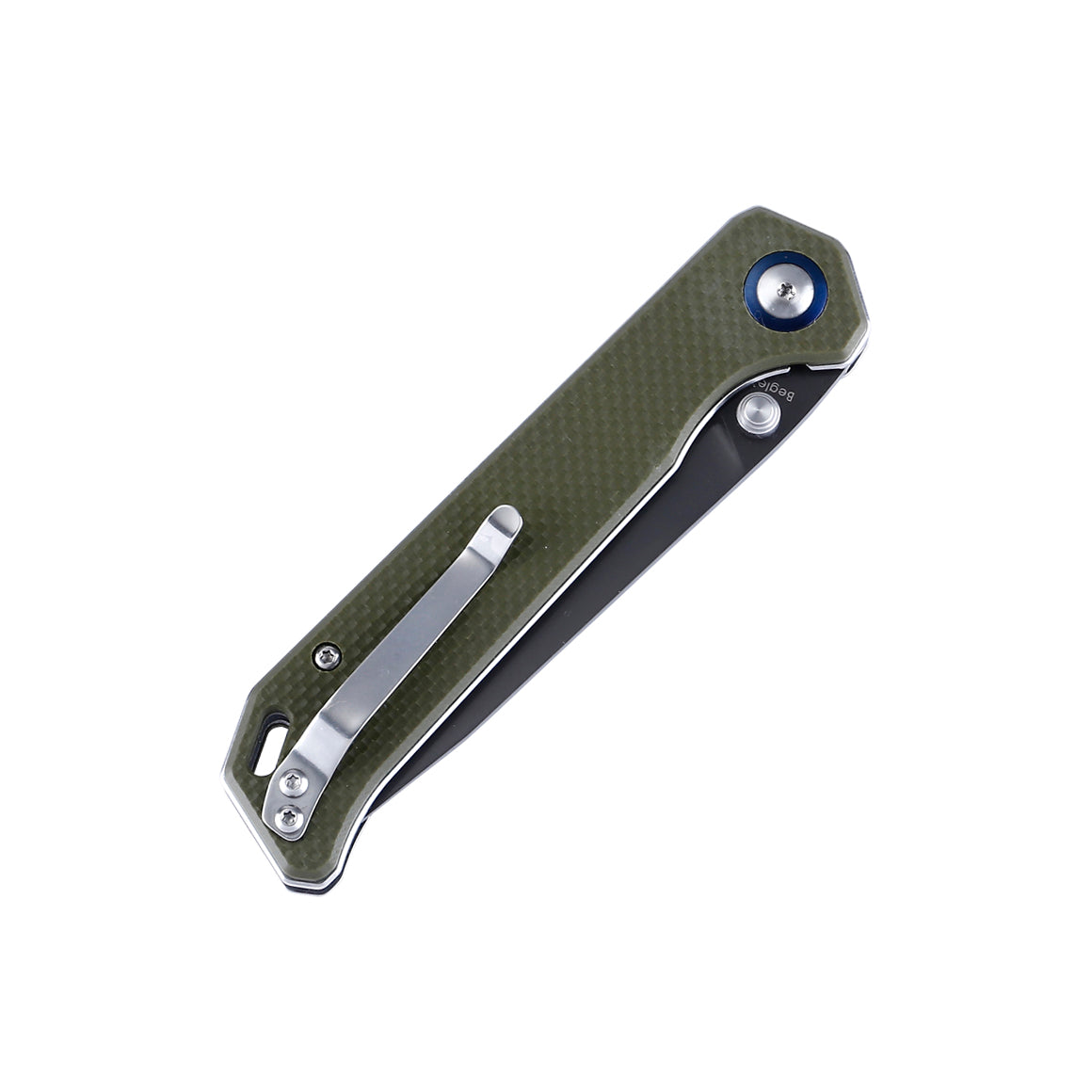 Kizer Begleiter G10 Green V4458N2 (3.56" Grey Ti-Coated)